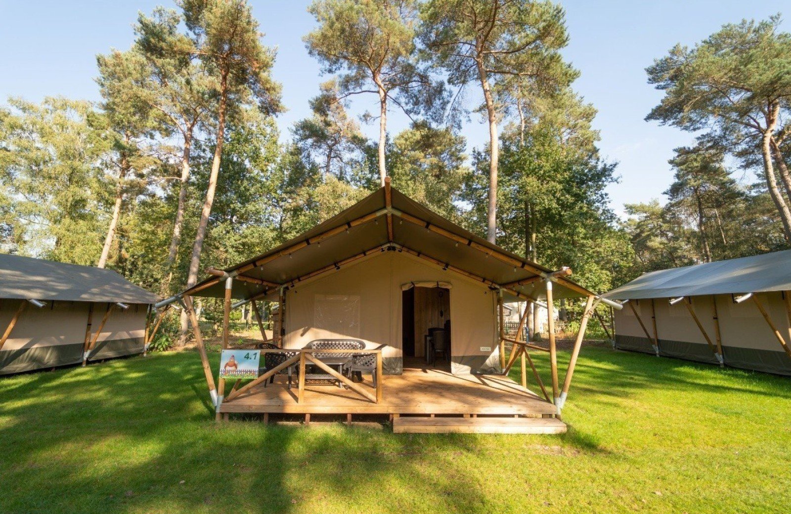 Camping in Safarizelt in Brabant